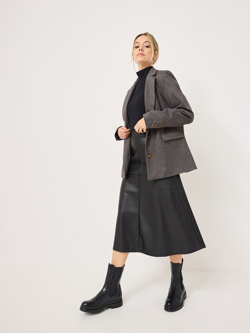 Chelseaboot - zwart, BLACK, hi-res