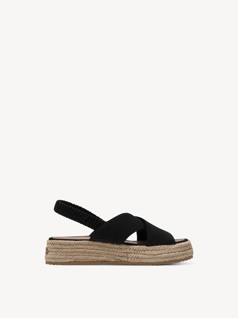 Sand&aacute;le - čern&aacute;, BLACK, hi-res