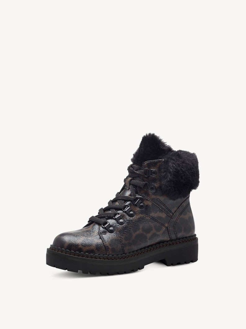 Stiefelette - braun Warmfutter, LEOPARD, hi-res