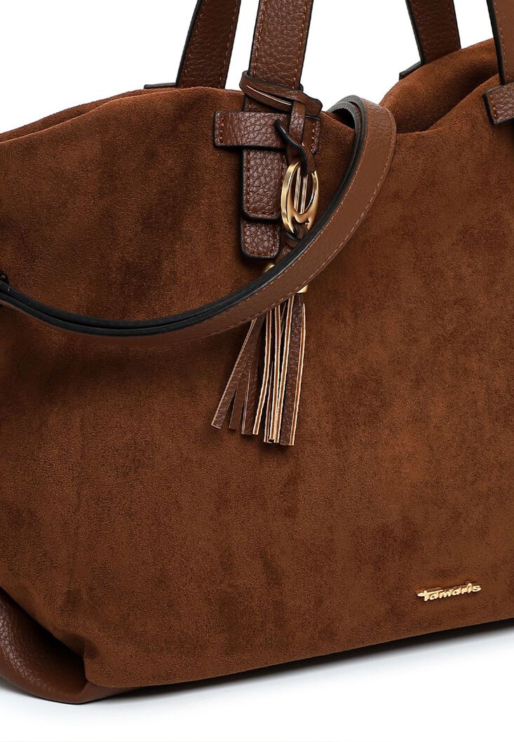 Shopping bag - brown, cognac, hi-res