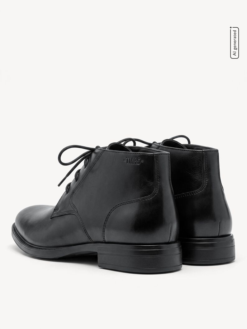 Bottine, BLACK LEATHER, hi-res