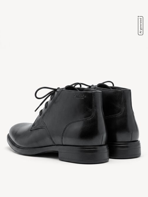 Bottine, BLACK LEATHER, hi-res