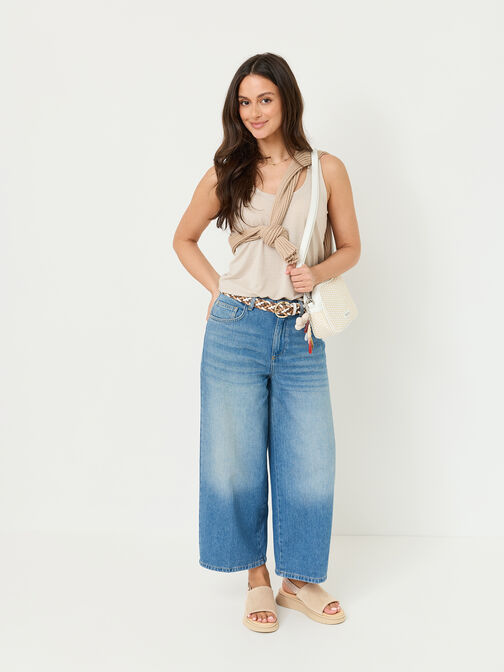 Heeled sandal, beige, hi-res