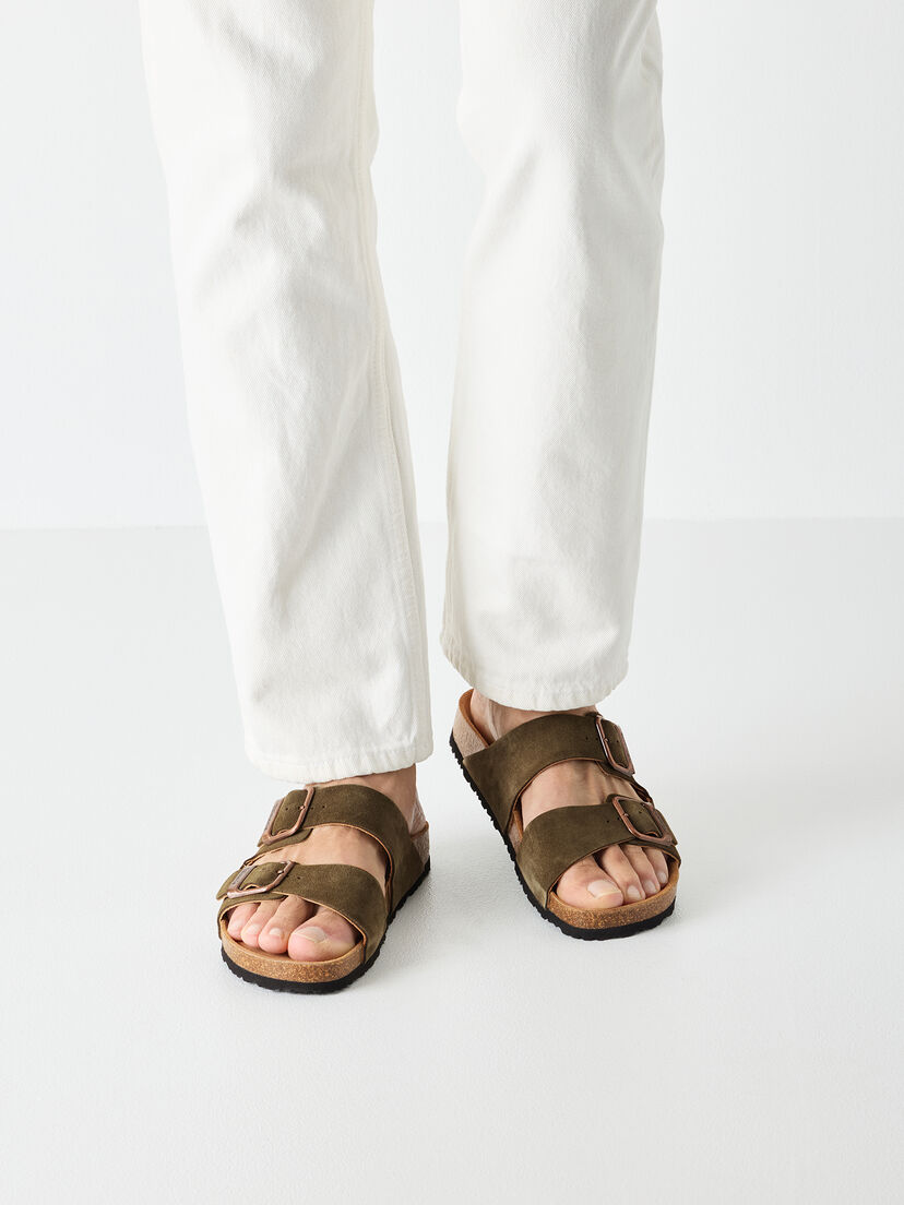 Slipper, OLIVE, hi-res