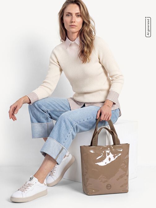 shoppingv&auml;ska, taupe, hi-res