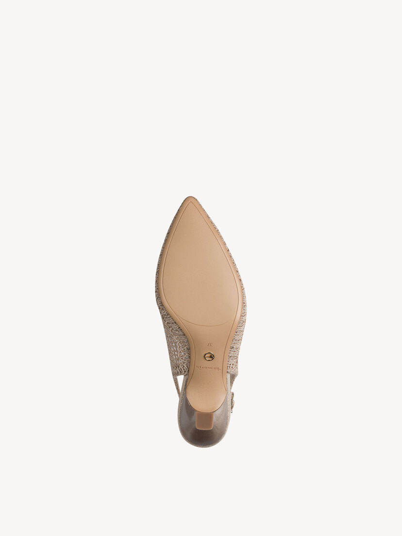 Slingpumps - metallic, LIGHT GOLD, hi-res