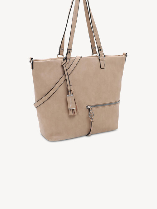Sac cabas, taupe, hi-res