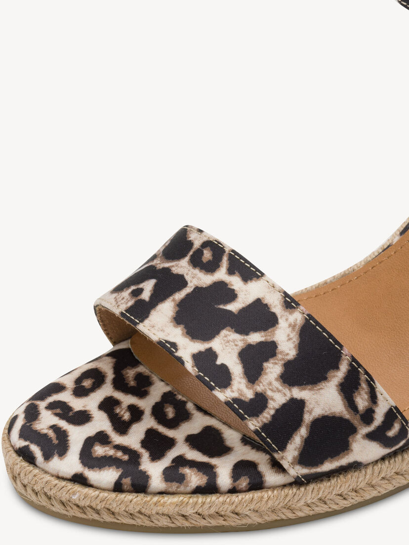 Sandaaltje - bruin, LEOPARD, hi-res