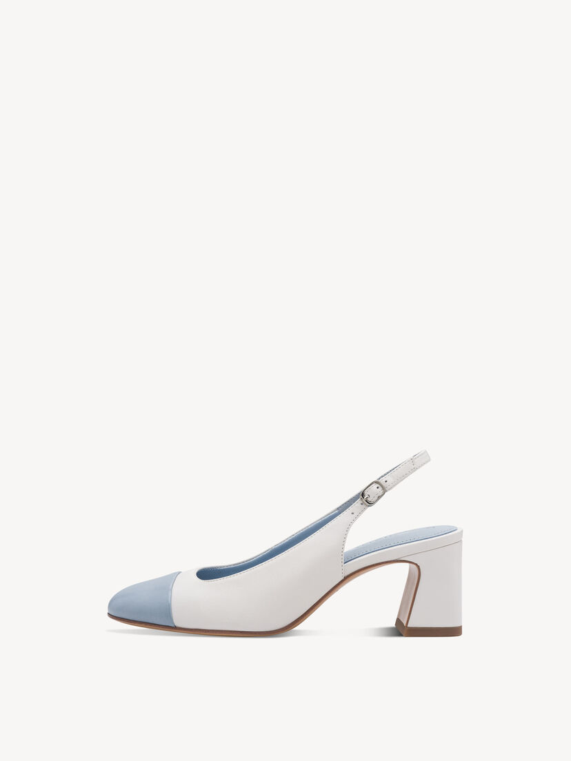Slingpumps - wit, WHITE COMB, hi-res