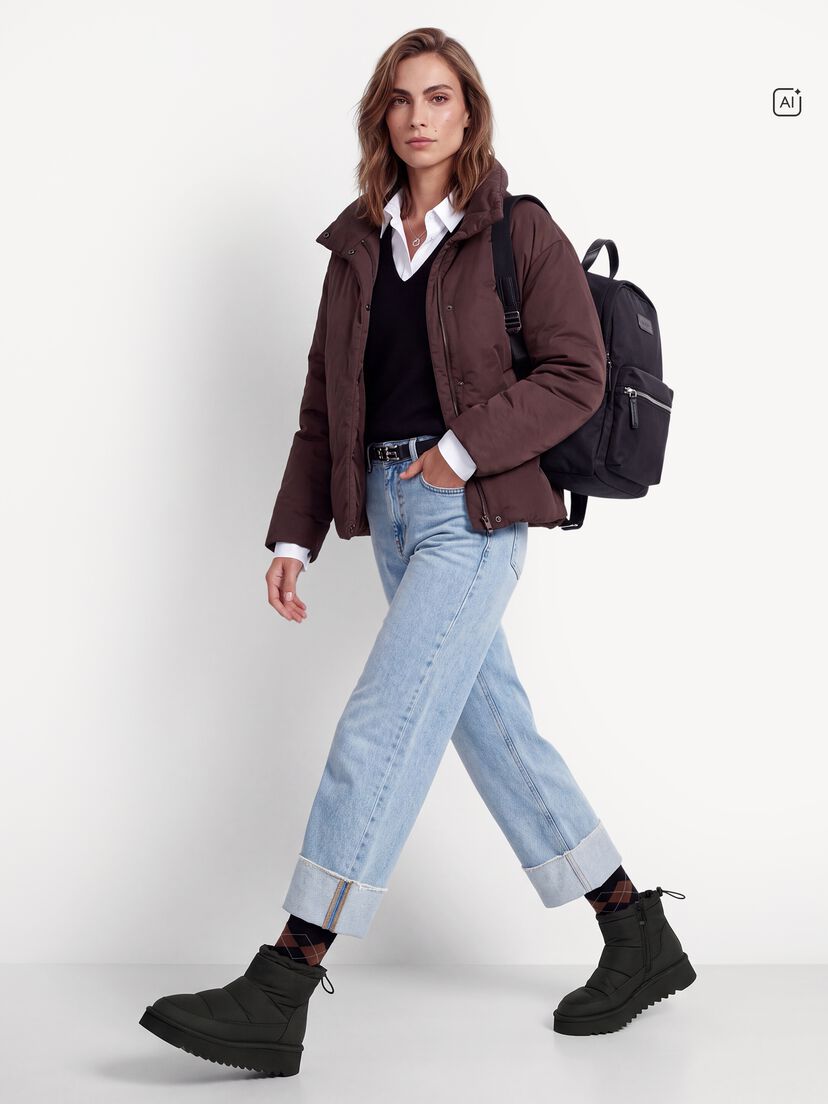 Enkellaarsje, BLACK UNI, hi-res