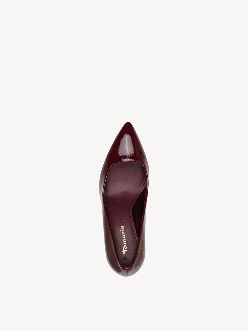 Escarpin - rouge, MERLOT PATENT, hi-res