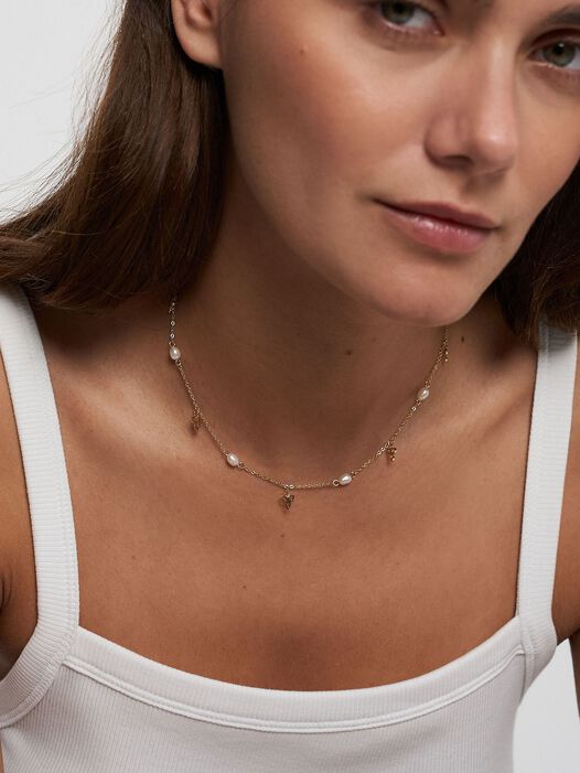 Halskettinge, goud, hi-res