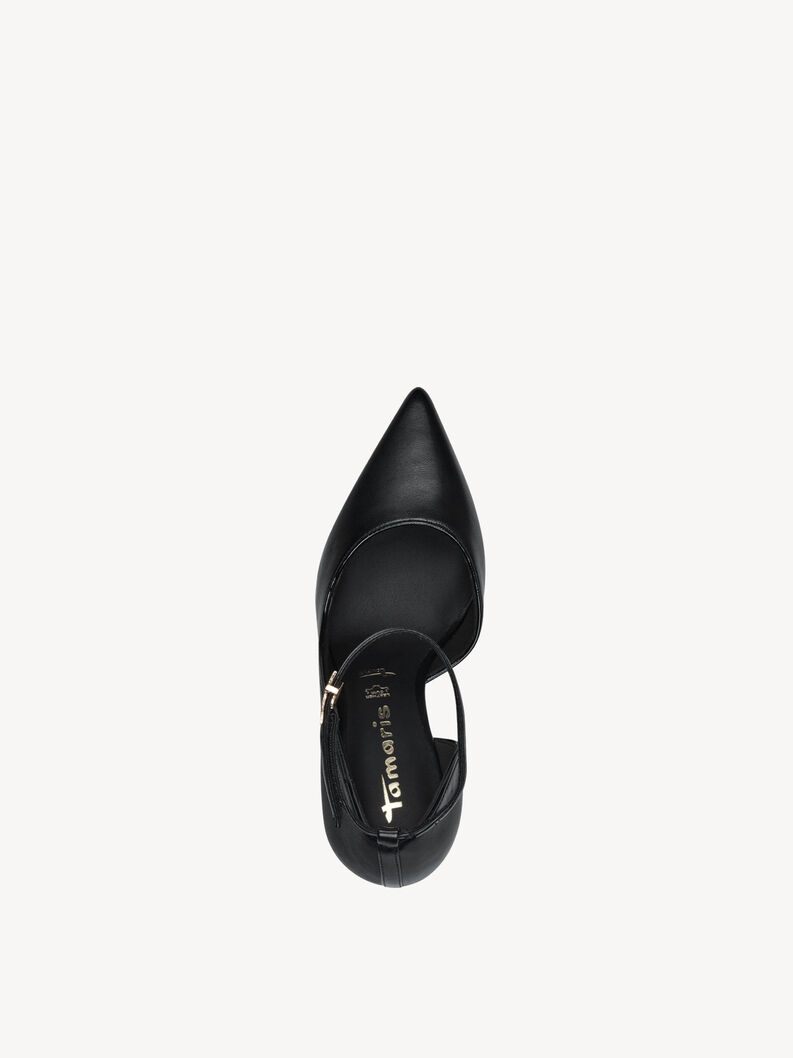 Pumps - schwarz, BLACK LEATHER, hi-res