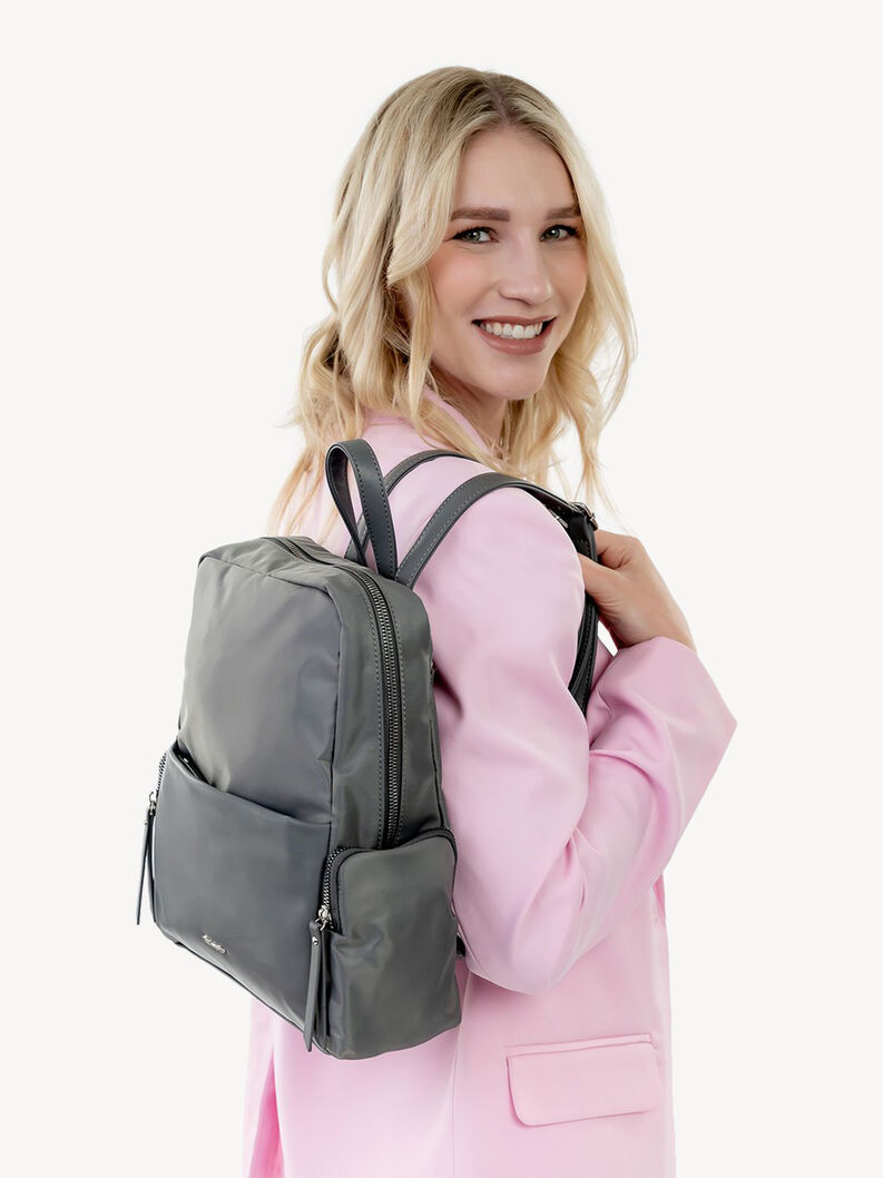 Backpack - grey, grey, hi-res