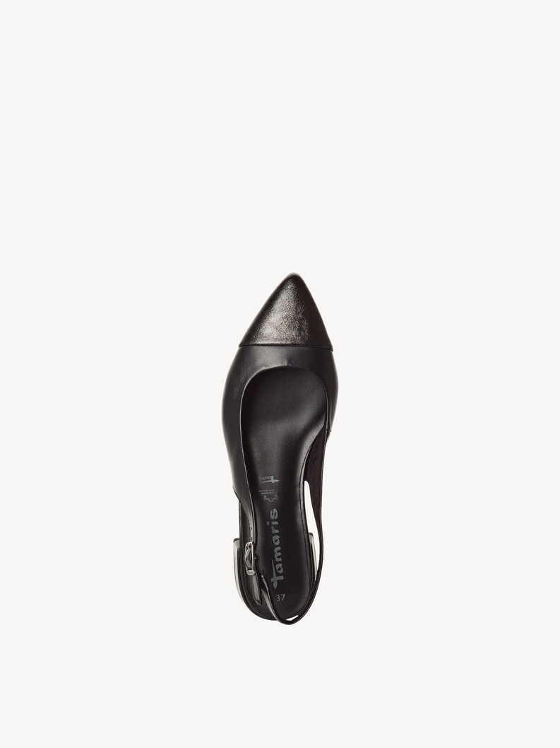 Slingpumps - schwarz, BLACK COMB, hi-res