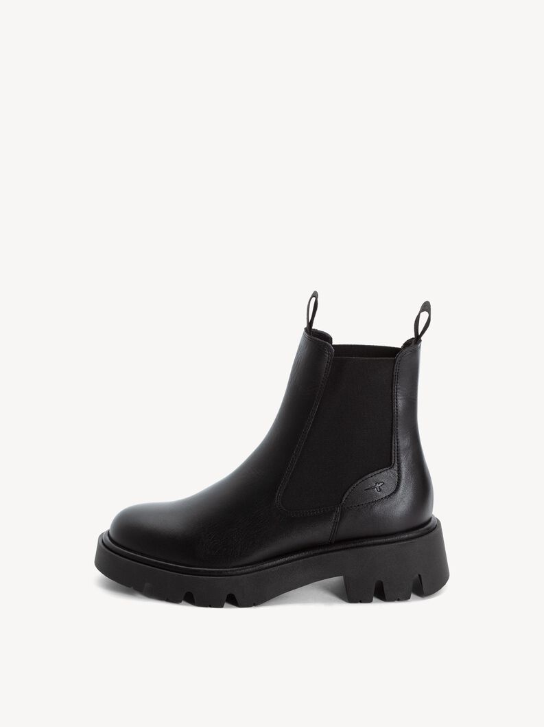Chelsea boot, BLACK LEATHER, hi-res