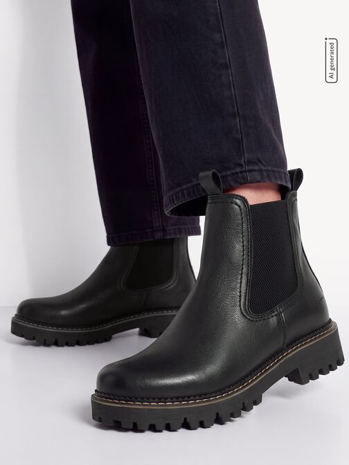 Bottine Chelsea, BLACK LEATHER, hi-res