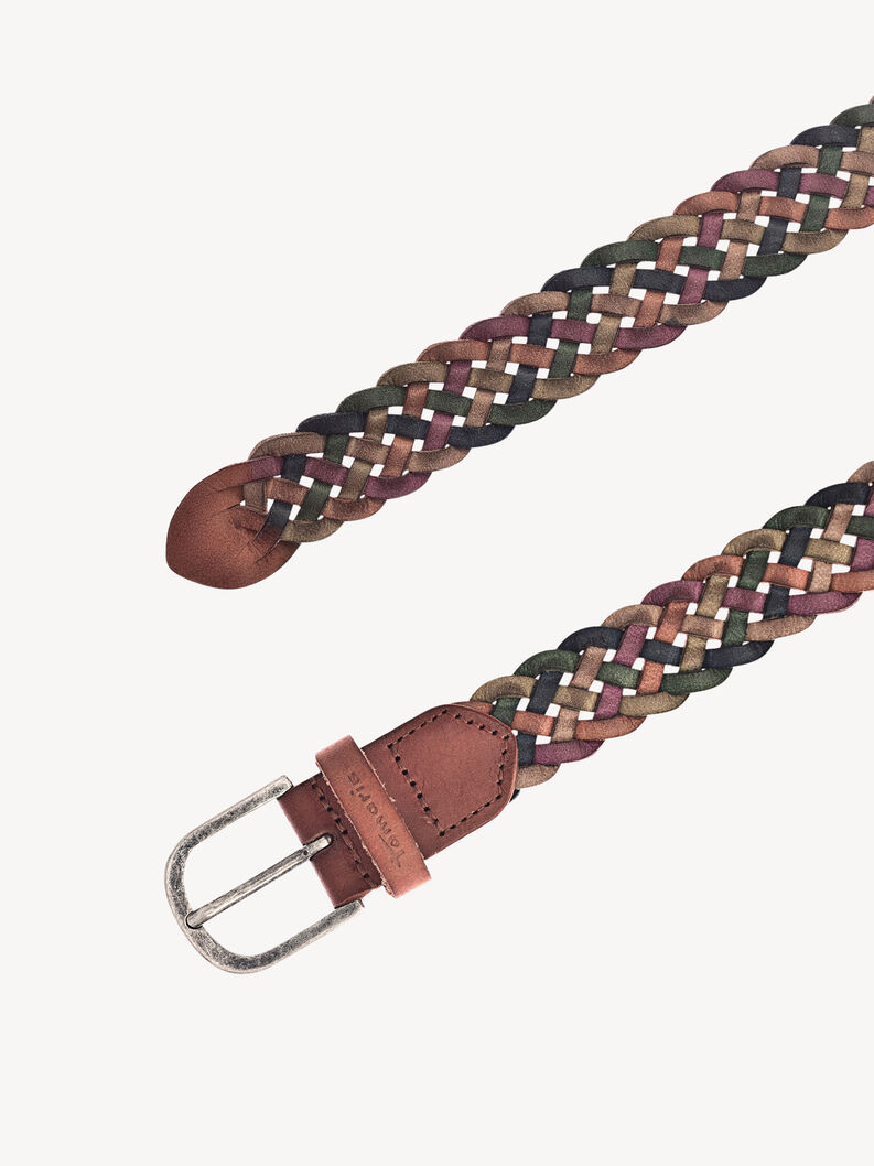 Ceinture en cuir - multicolore, diverse Farben, hi-res
