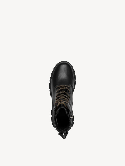 Enkellaarsje, BLACK LEATHER, hi-res