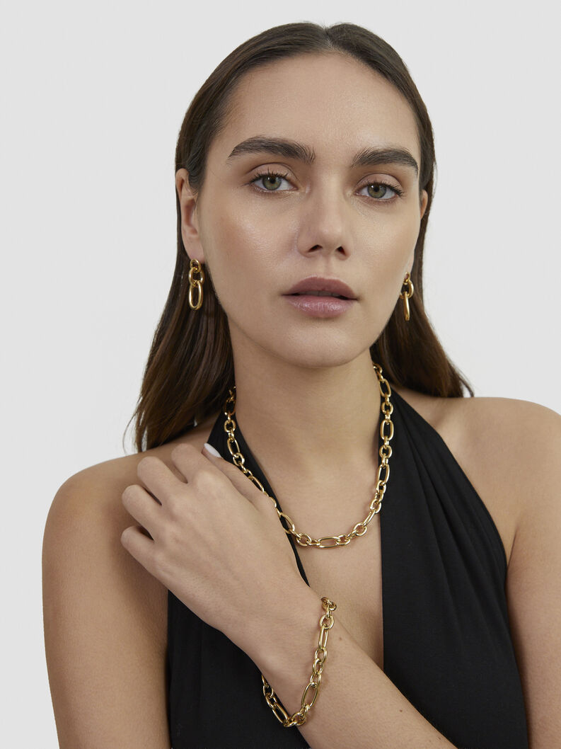 Earrings - gold, gold, hi-res