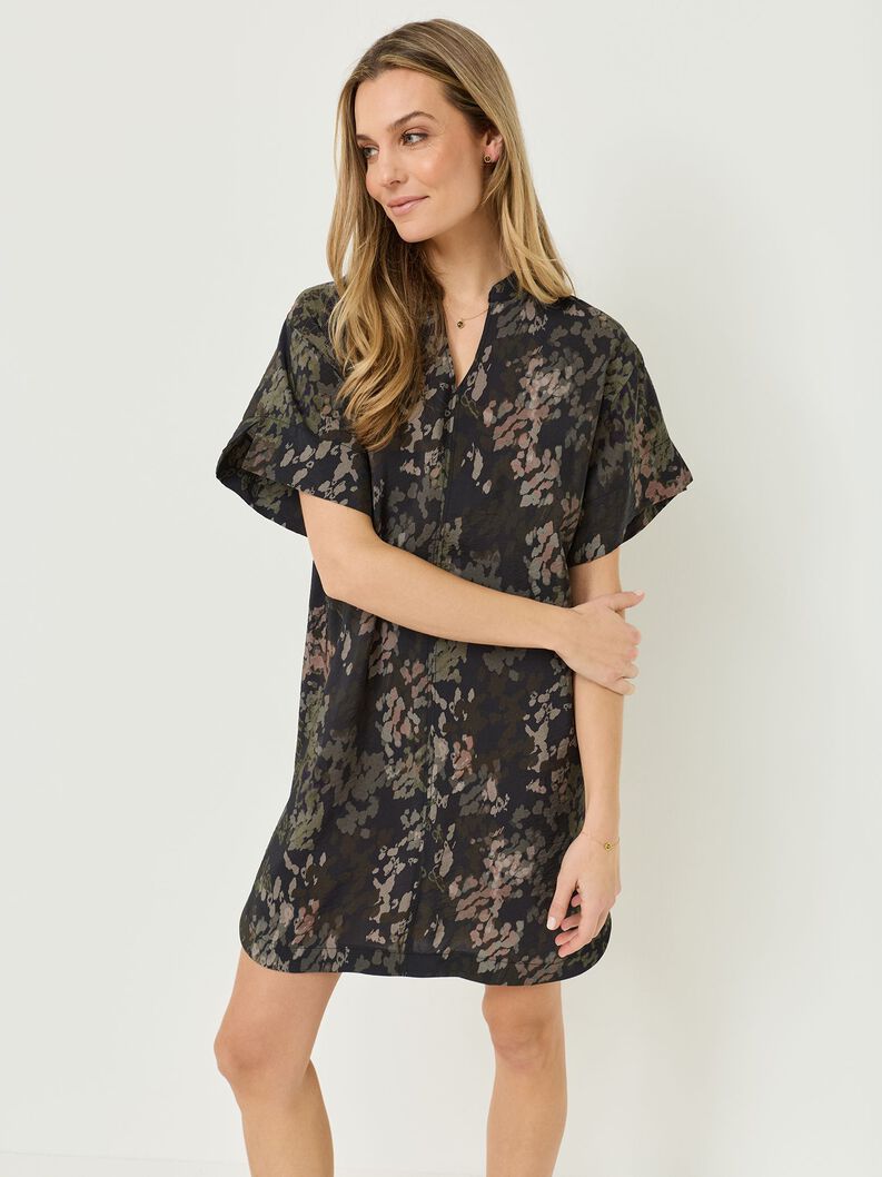 Robe - noir, Black Beauty Animal AOP, hi-res