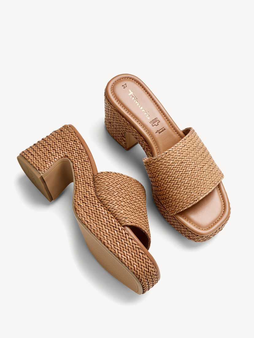 Slipper, cognac, hi-res