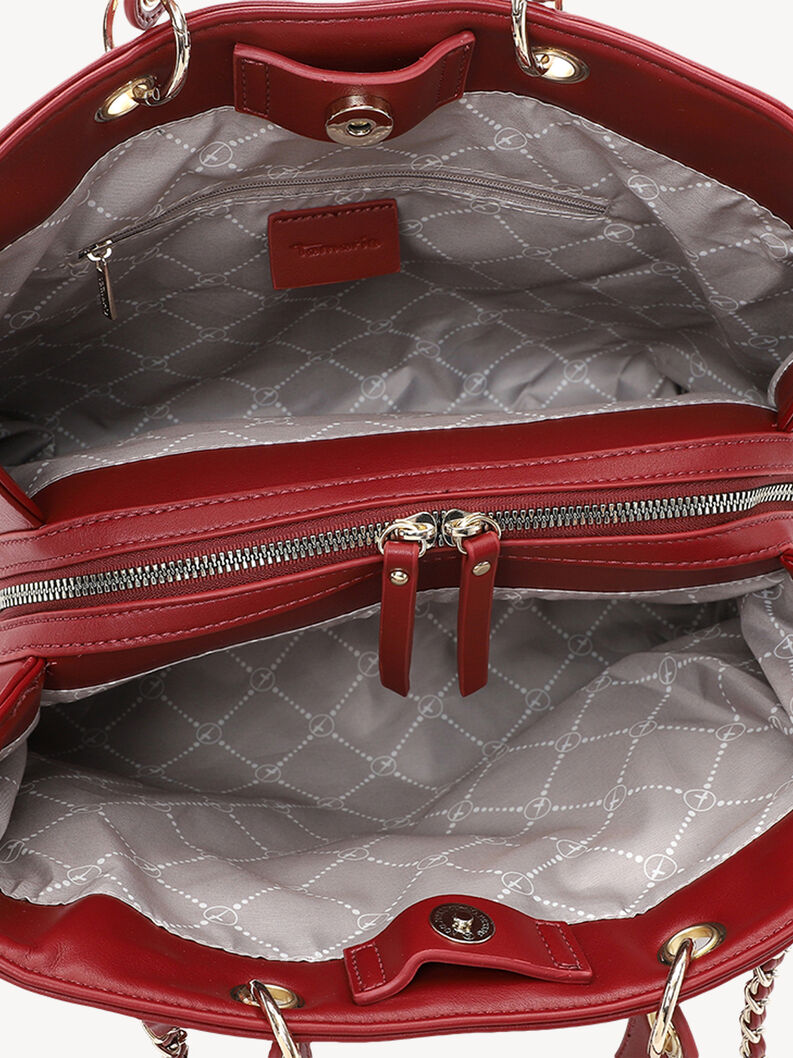 Τσάντα για ψώνια - κόκκινο, darkred, hi-res