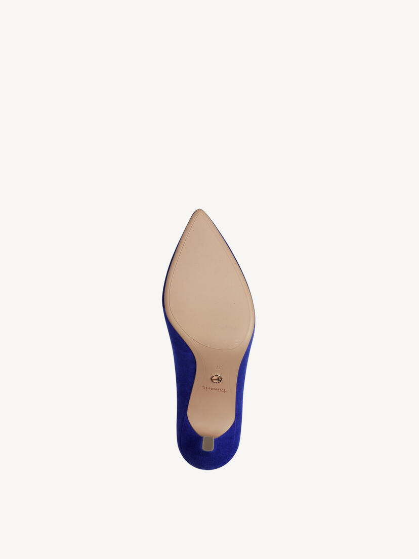 Leren Pumps - blauw, ROYAL BLUE, hi-res