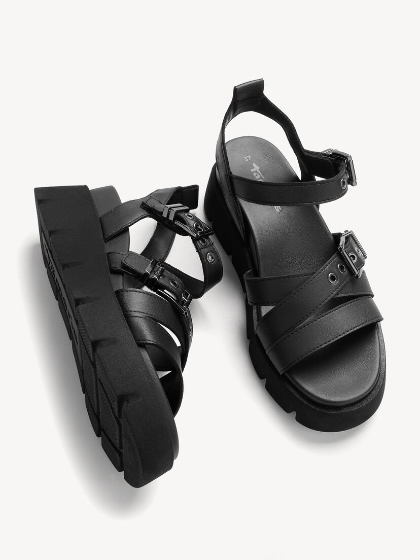 Sandaaltje, BLACK, hi-res