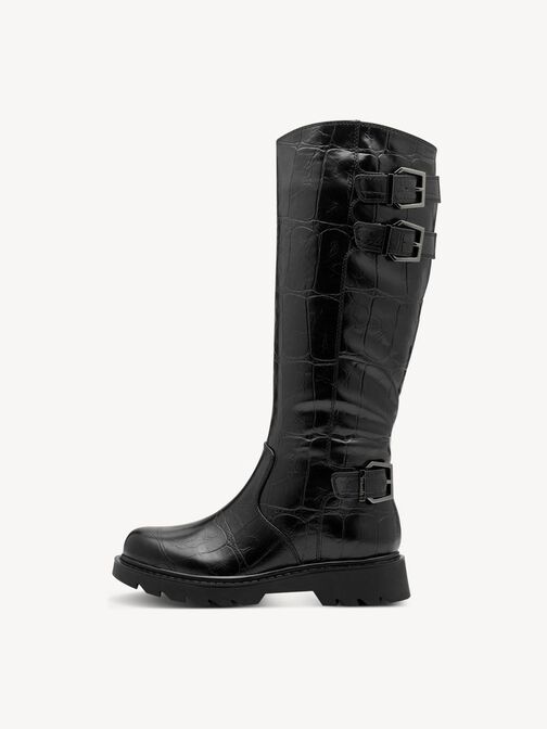 Stiefel, BLACK CROCO, hi-res