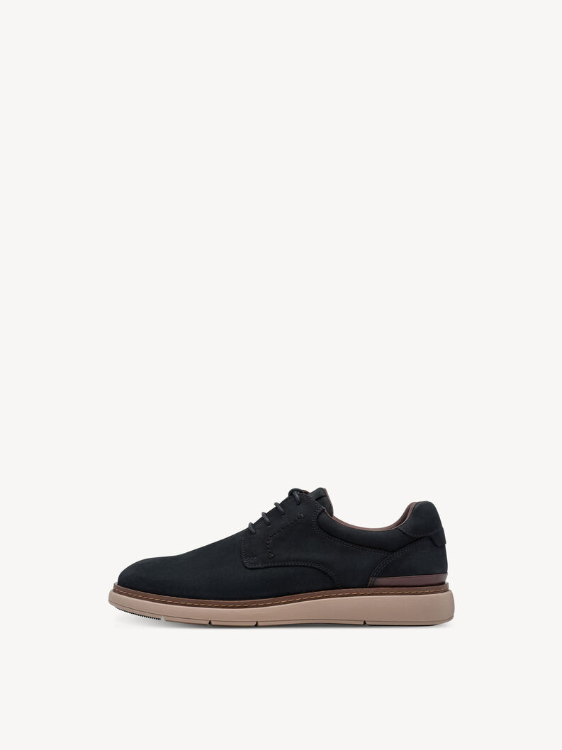 Derbie en cuir - bleu, NAVY, hi-res