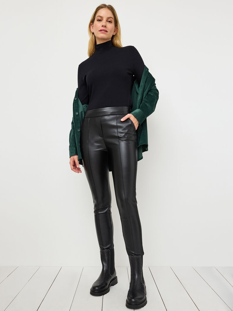 Leather trousers - black, Black Beauty, hi-res