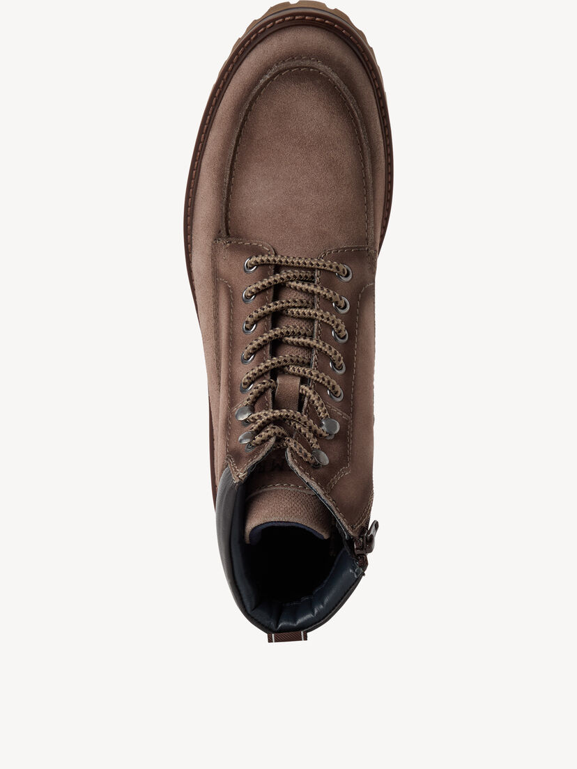 Leren Enkellaarsje - beige, TAUPE, hi-res