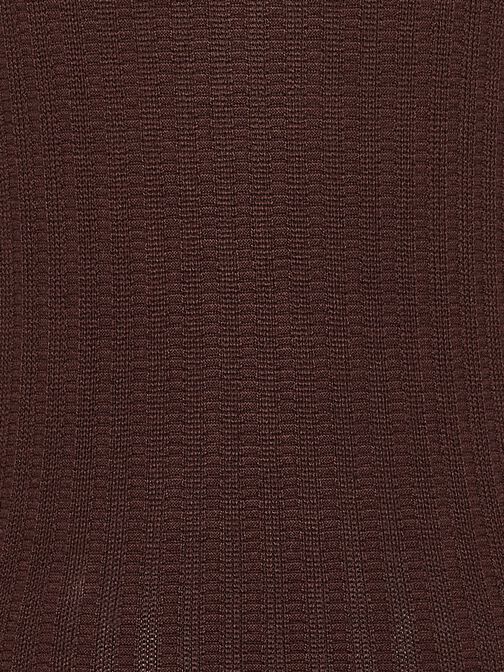 knitted polo shirt, Coffee Bean, hi-res