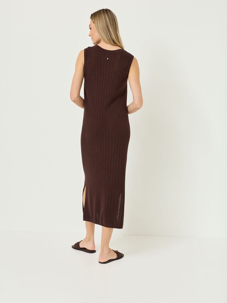 Robe en tricot - marron, Coffee Bean, hi-res