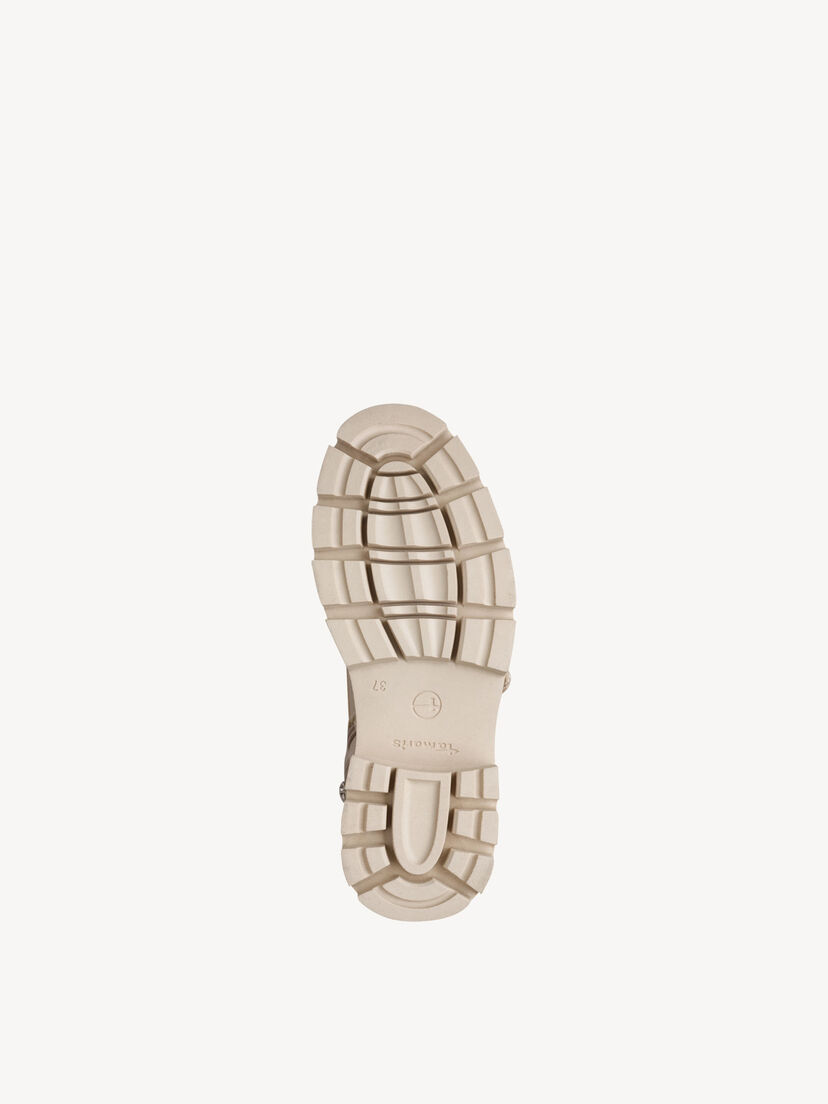 Enkellaarsje - beige warme voering, beige, hi-res