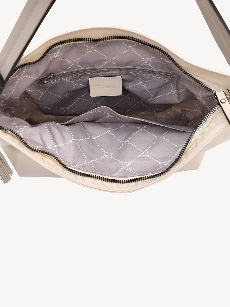 Handtasche - beige, beige satin, hi-res