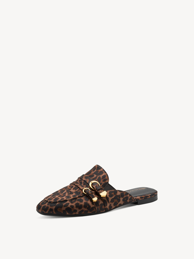 Heeled sandal - brown, LEOPARD, hi-res