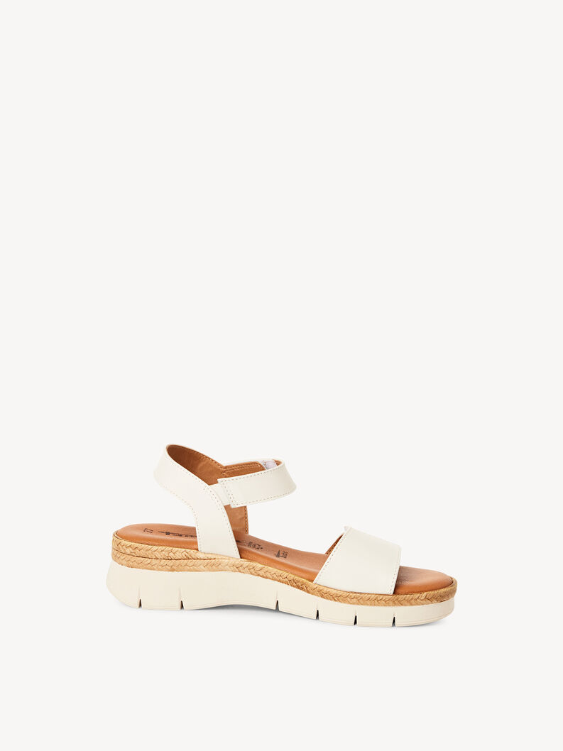 Ledersandalette - wei&szlig;, WHITE LEATHER, hi-res