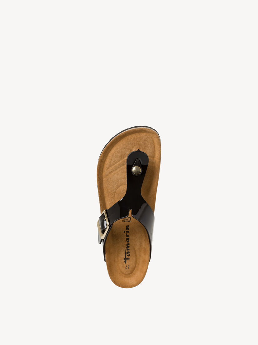 Slipper - zwart, BLACK PATENT, hi-res