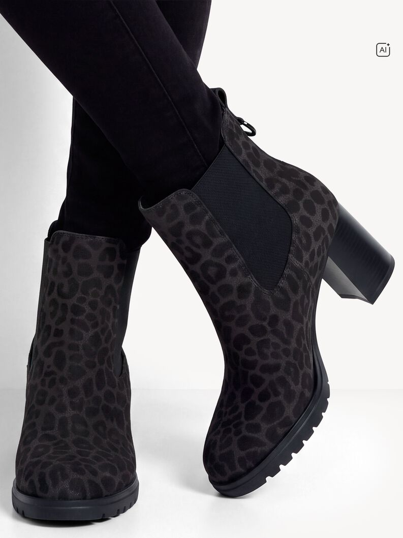 Chelsea boot, GREY LEOPARD, hi-res