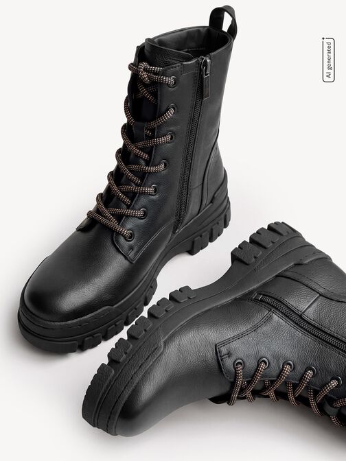 Bootie, BLACK, hi-res