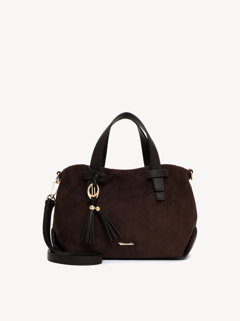 Shopping bag, brown, hi-res
