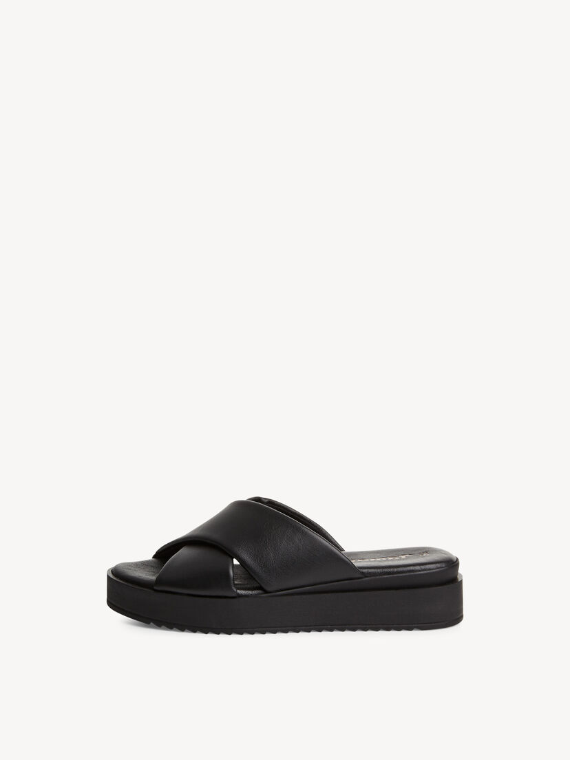 Slipper - zwart, BLACK, hi-res