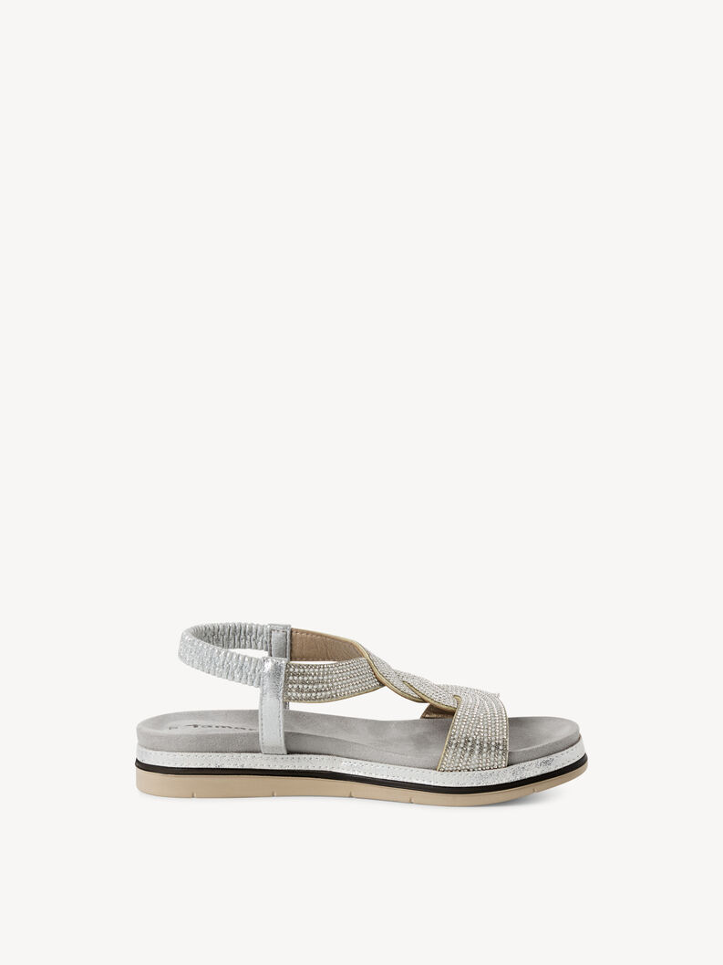 Sandale à talon, SILVER COMB, hi-res