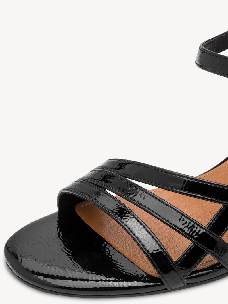 Sandalette - schwarz, BLACK PATENT, hi-res