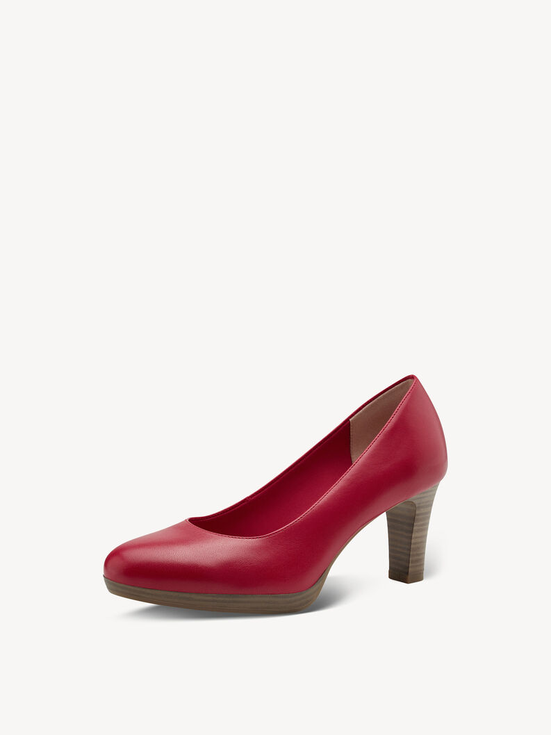 Leather Pumps - red, CHILI, hi-res