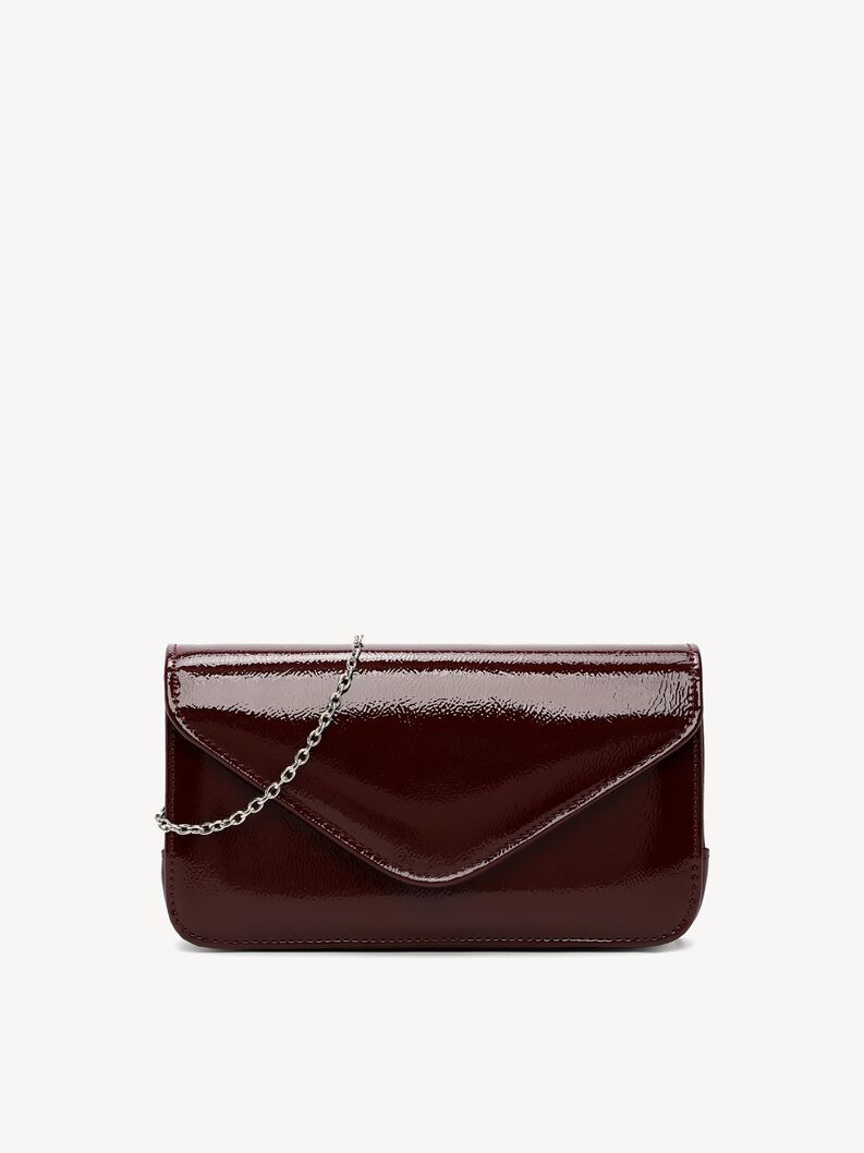 Clutch bag - red, wine, hi-res