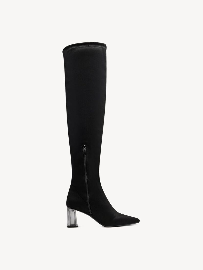 Overknee boots - black, BLACK, hi-res