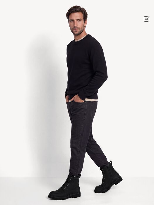 Enkellaarsje, BLACK, hi-res